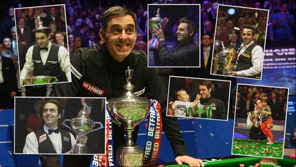 Ronnie O'Sullivan has won seven world titles