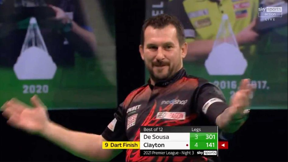 Watch Jonny Clayton's nine-darter below