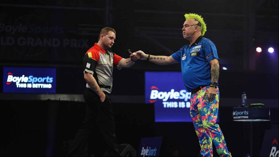 Peter Wright and Dimitri Van den Bergh