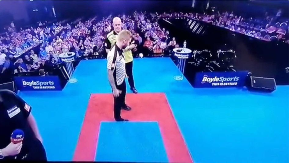 Danny Noppert wasn't happy with Michael van Gerwen