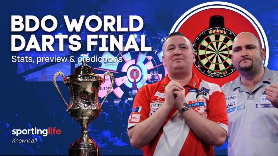 Glen Durrant faces Scott Waites in the Lakeside final on Sunday evening