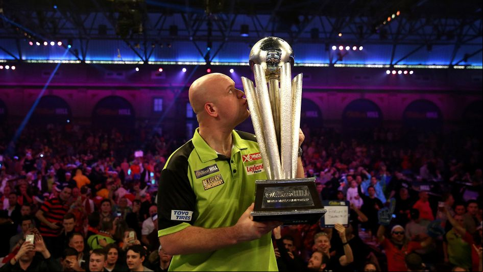 Michael van Gerwen is world champion for the third time in his career