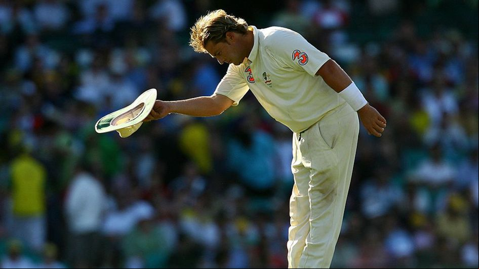 Shane Warne ever the entertainer